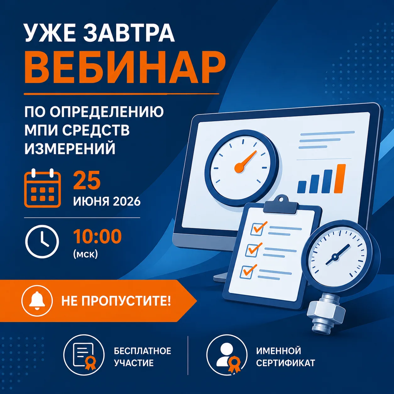 Уже завтра вебинар