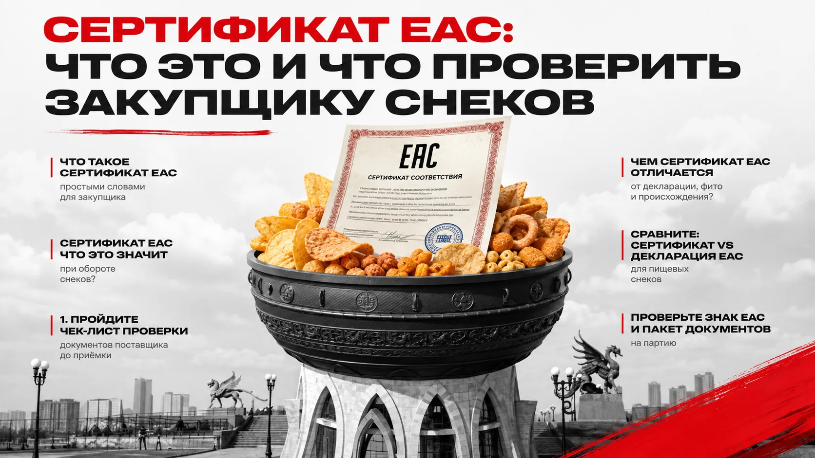 Сертификат ЕАС: что это и что проверить закупщику снеков