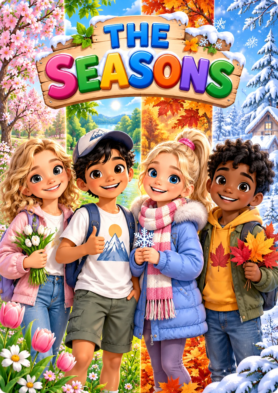 ❤️ THE SEASONS WORKBOOK A0-A1