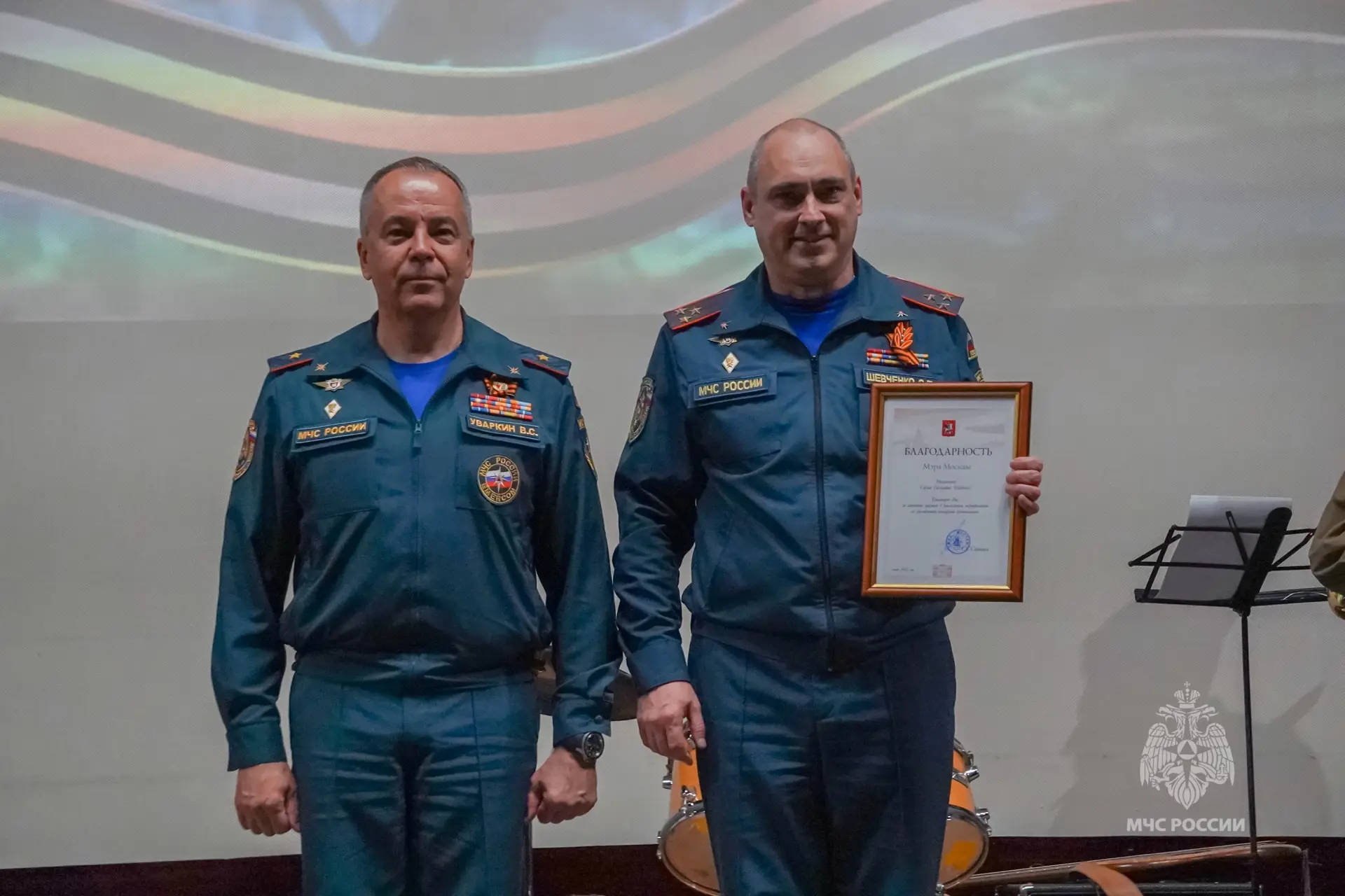 🔘Память и подвиг: День Победы в столичном управлении МЧС России  В Главном управлении МЧС России по 