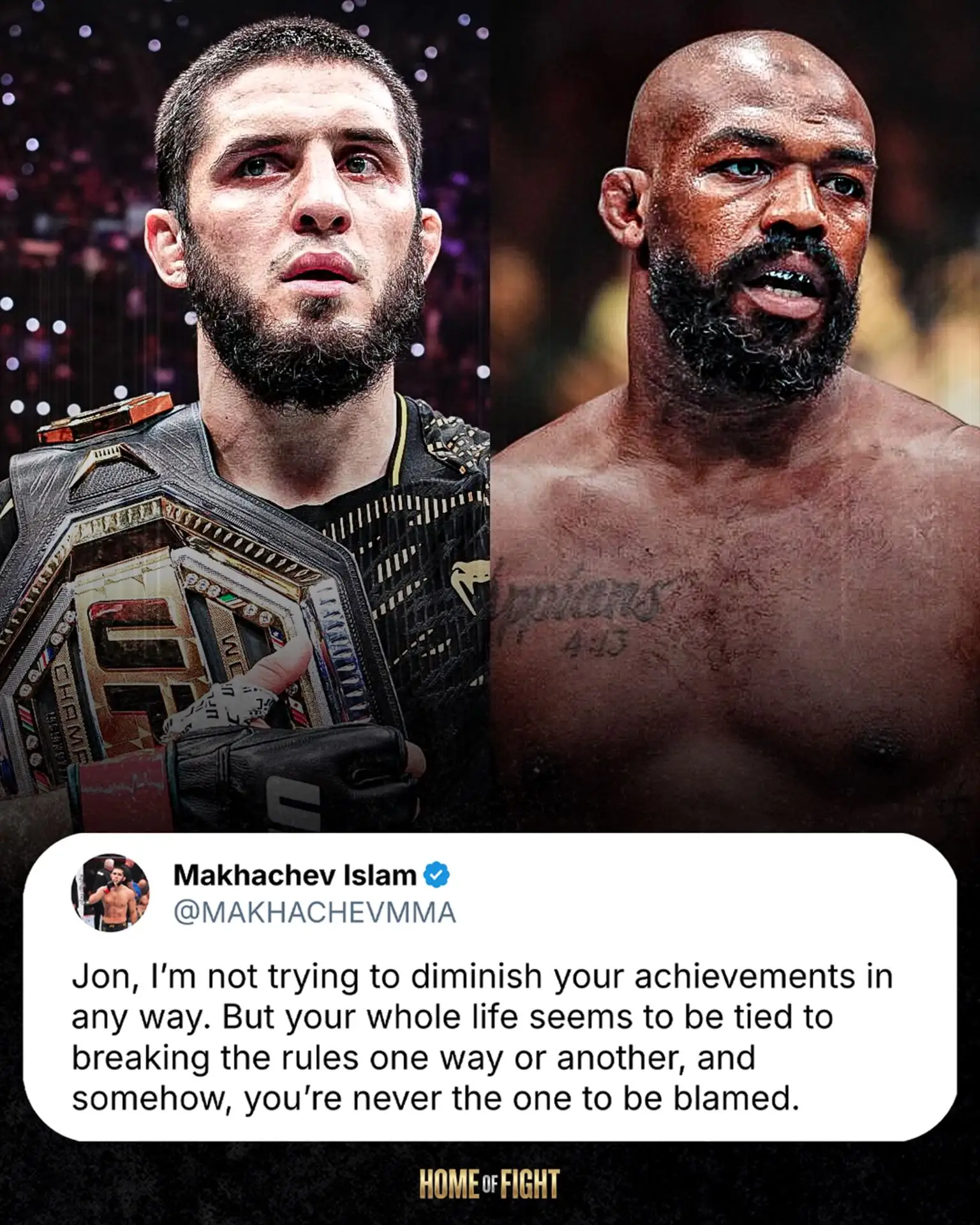 💬 Ислам Махачев: