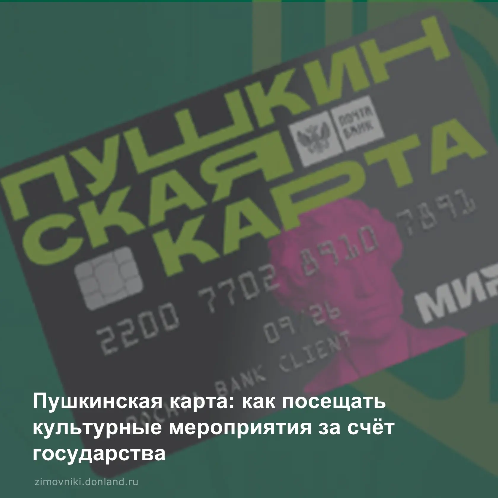 Как посещать театры, музеи и кино за счет государства?