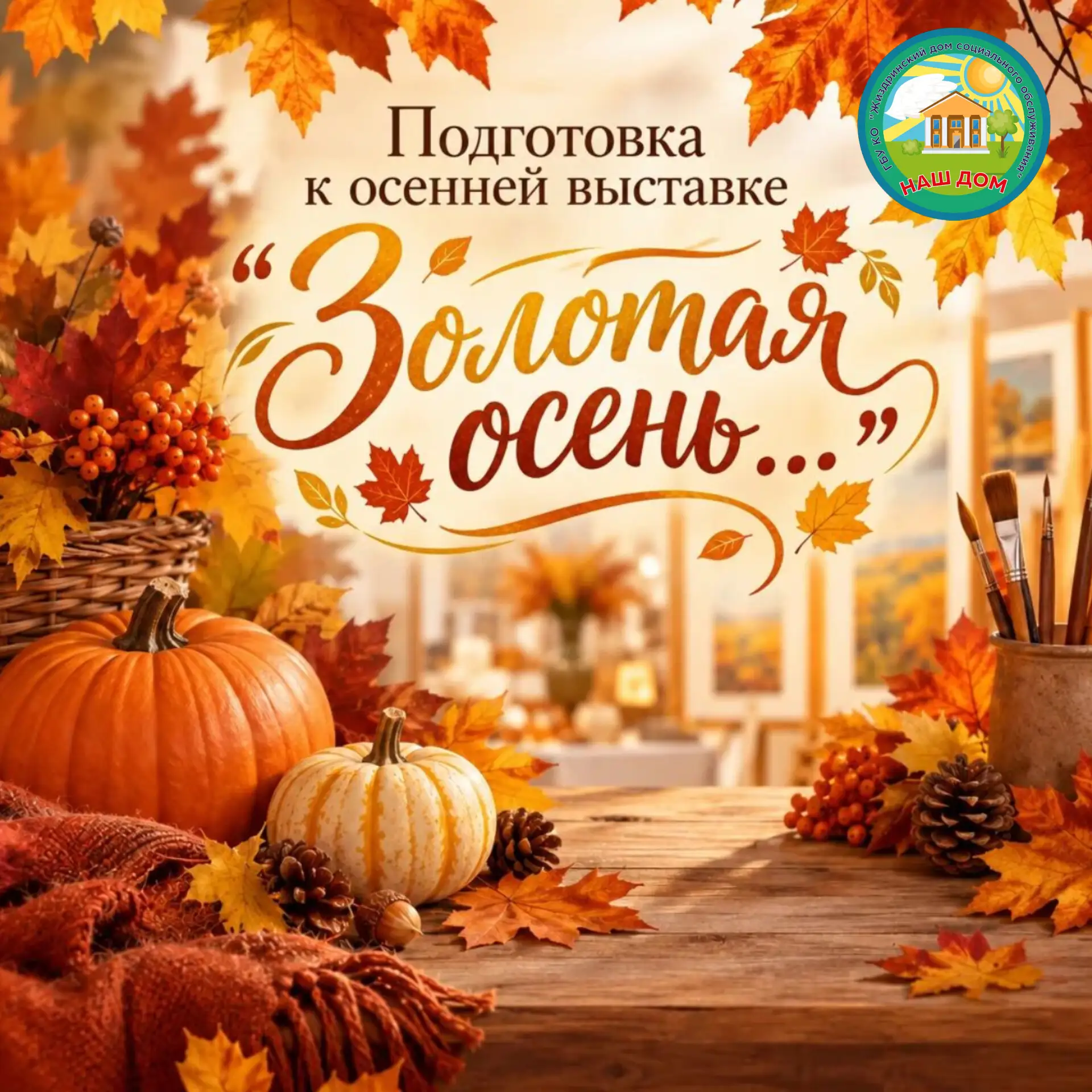 🍂 Готовимся к осенней выставке! 🍁