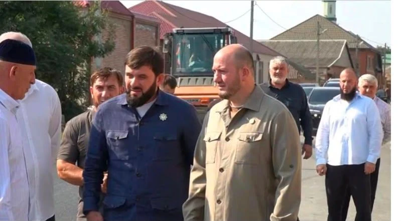 Инспекция Исы Тумхаджиева на объект нацпроекта в Ачхой-Мартановском районе