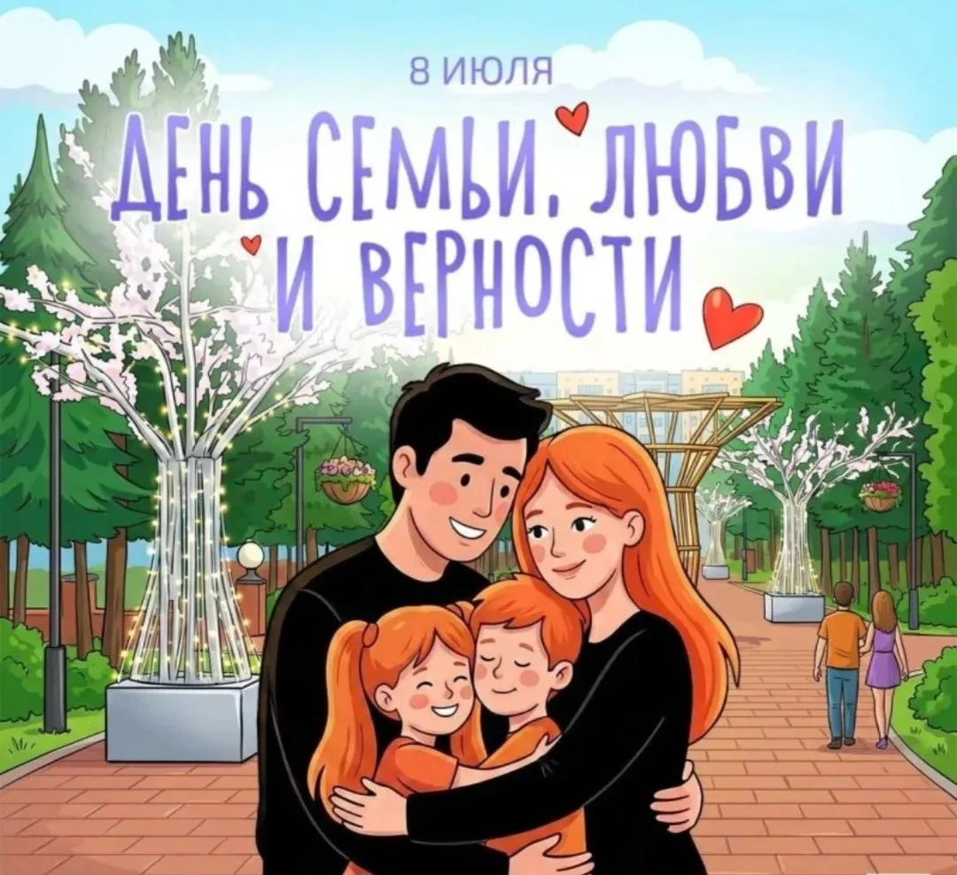 🌼🌼🌼8 июля в России отмечают День семьи, любви и верности — один из самых тёплых летних праздников