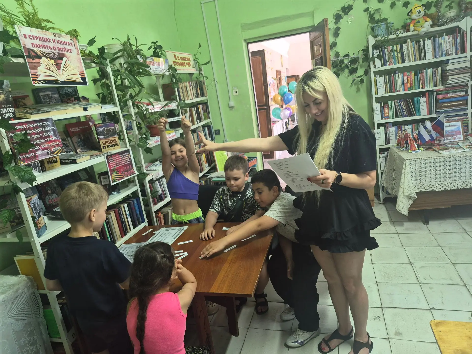 В сельском доме культуры посёлка Новокадамово с большим успехом прошла игровая познавательная програ