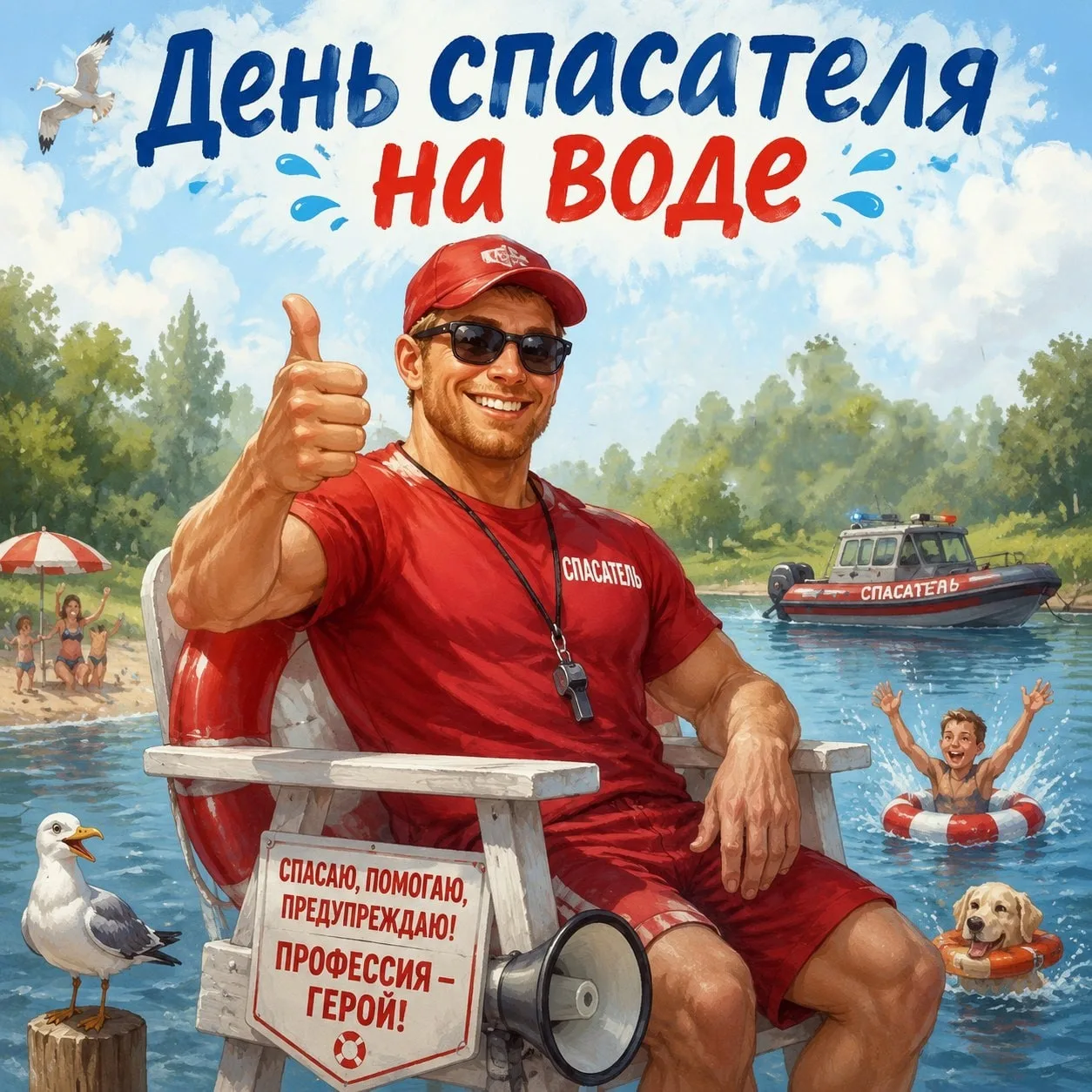 🌊🛟 31 июля — Международный день спасателя на воде 🛟🌊

Сегодня отмечается праздник людей, чья раб