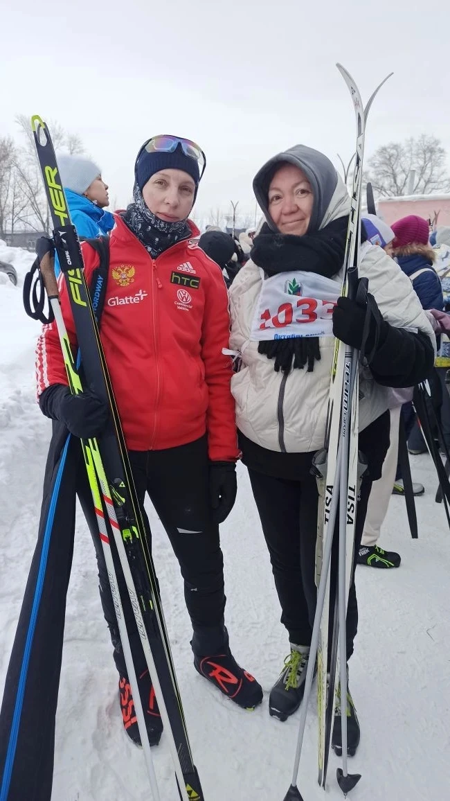 ⛷️7.02 состоялся городской   фестиваль лыжного спорта - 2026 работников образовательных...