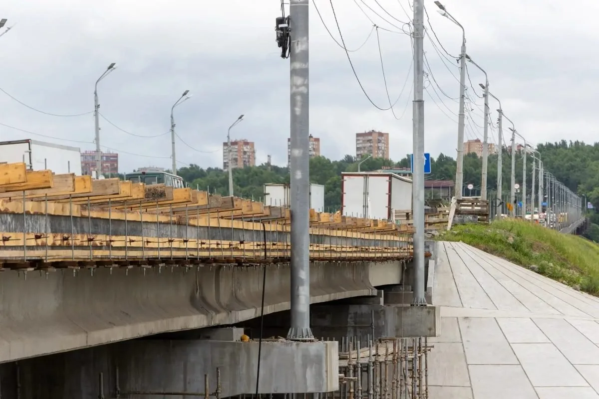 🛠 Капремонт путепровода у Мызинского моста выполнен на 85% — дорожники завершают ремон...