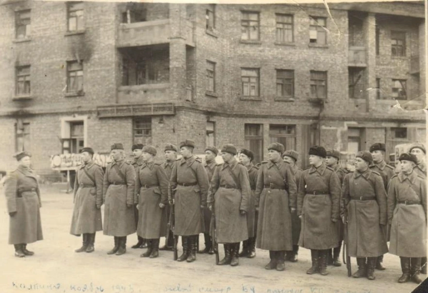 На проспекте Ленина (Ноябрь 1943 и 2026 год)