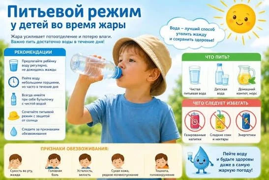Лето, солнце, жара. 🔥Утоляем жажду правильно🍶
💧Пьём воды столько, сколько требует организм, но не