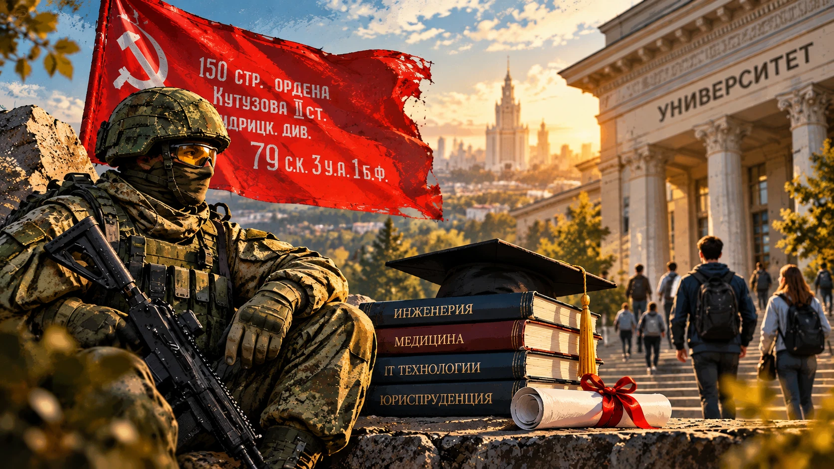 ❗️Участникам СВО и их детям могут разрешить поступать на платное обучение сверх лимитов