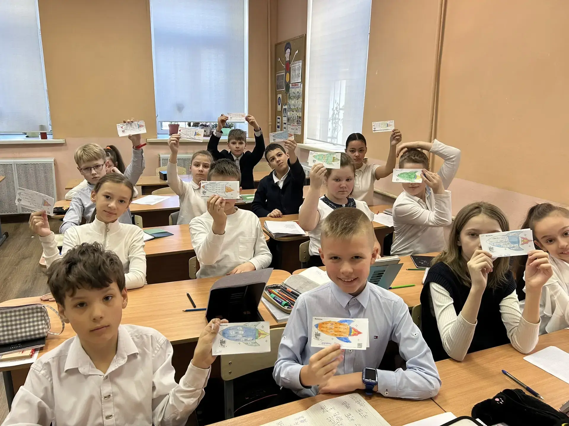 Космический расчет: День математики в начальной школе! 🧮🚀🌕  Предметная неделя в филиале начальной шк