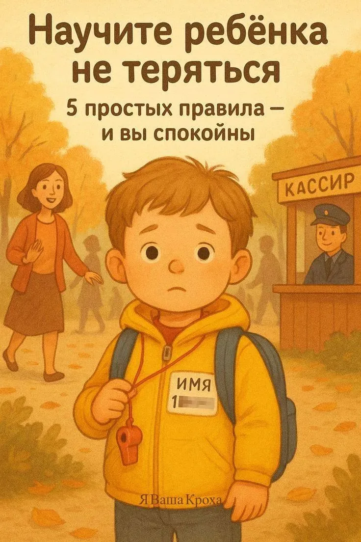 Как не потерять ребёнка в толпе: инструкция для родителей
