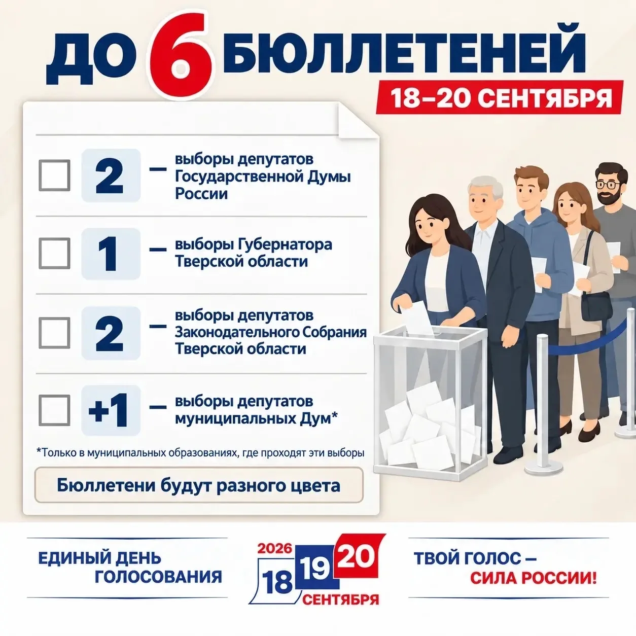 ✅ Твой ГОЛОС – СИЛА России!
