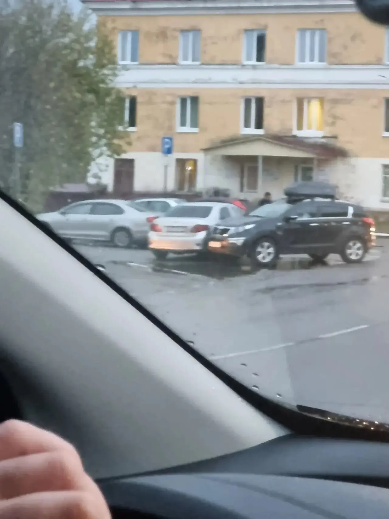 ⚡️Авария у силуэта