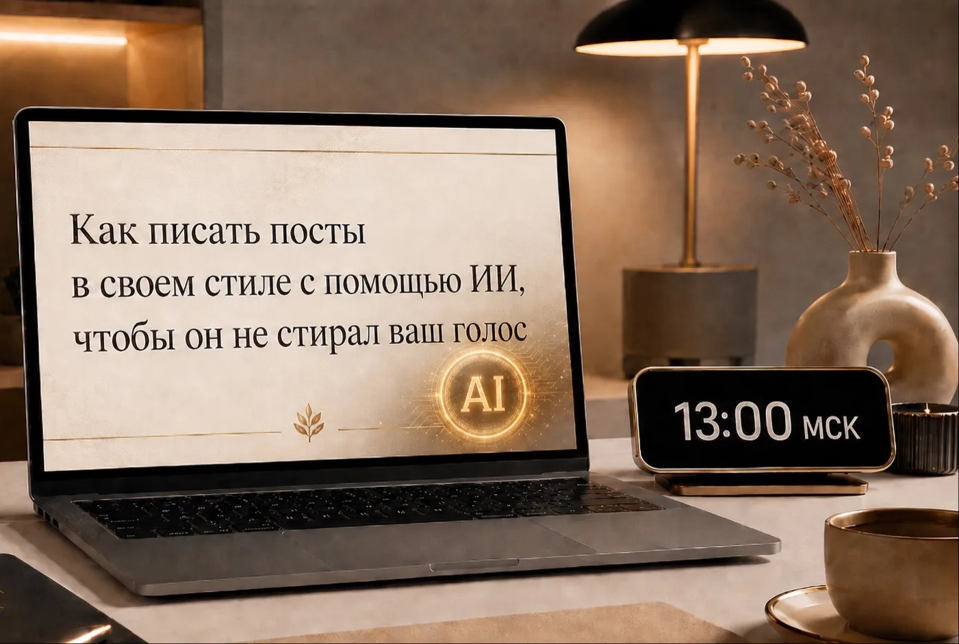 💬 «Как писать посты в своем стиле с помощью ИИ, чтобы он не стирал ваш голос»

Приглашаю на ДОПОЛНИ