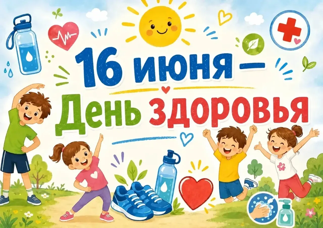 16 июня в лагере можно провести День здоровья 🌿☀️