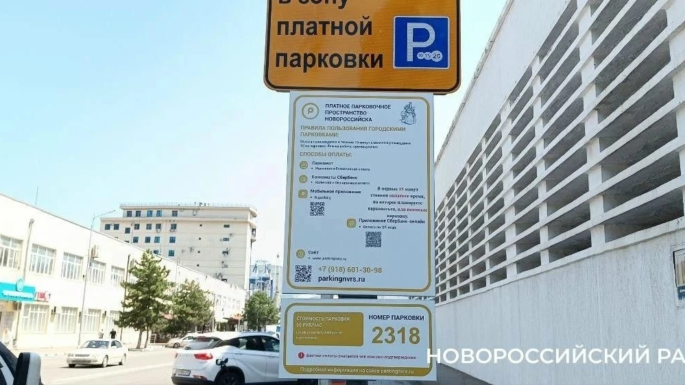 В Новороссийске многодетные родители будут бесплатно пользоваться 10 парковками