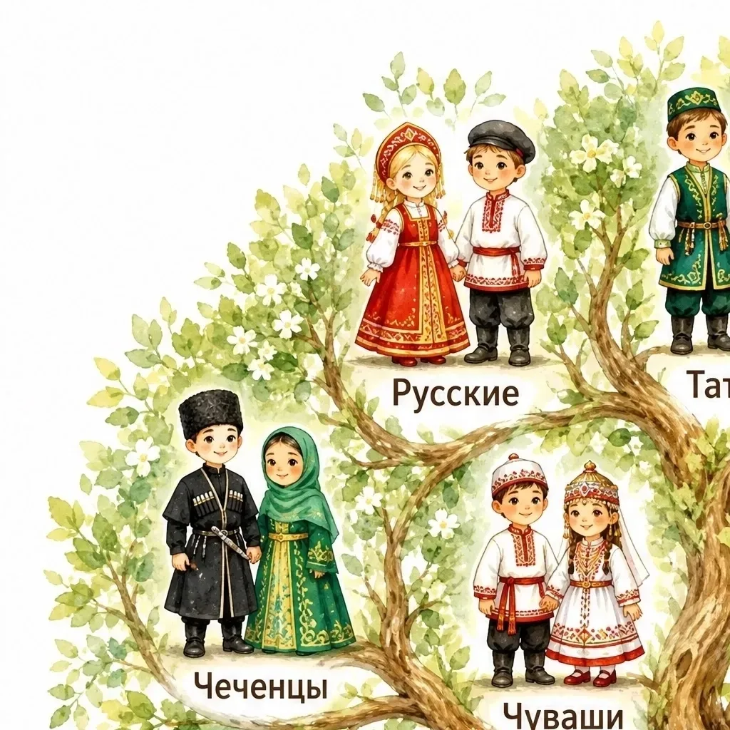 🌿Дерево единства народов