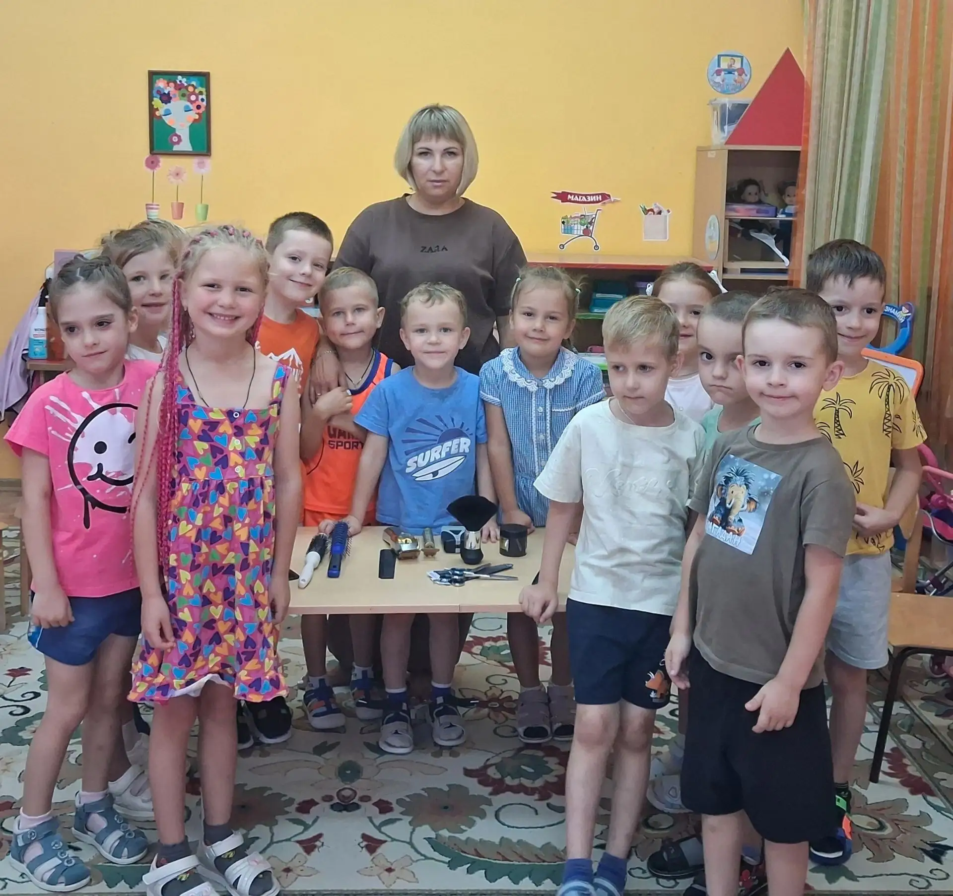 ✨ В гостях у группы 7 «Улыбка» — настоящий волшебник красоты! ✨