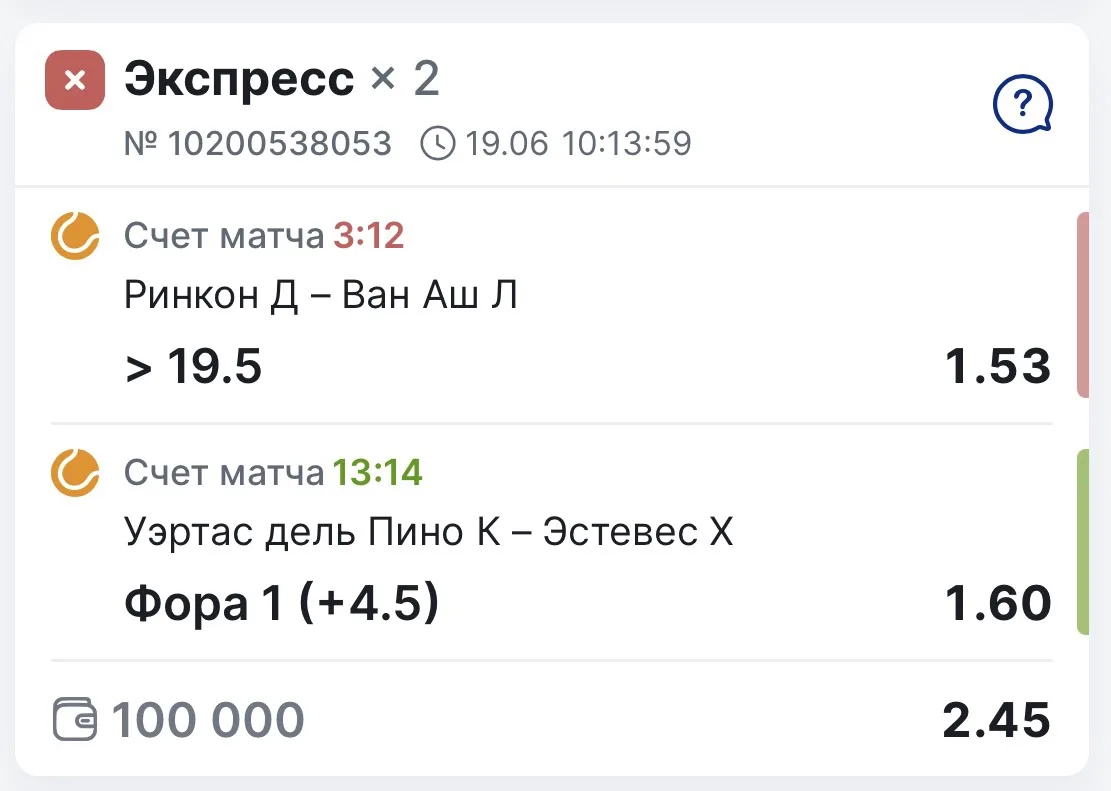 БЕСПЛАТНЫЙ ДВОЙНИК С КФ 2.45 ➖