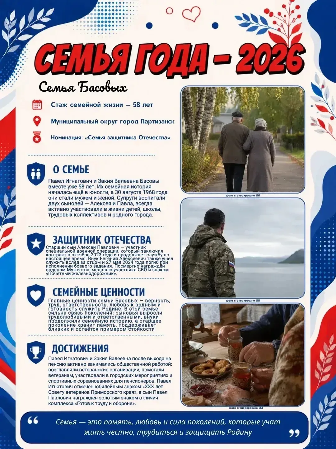 ❤️ Поддержите семьи, где любовь сильнее расстояний  Семья защитника Отечества – это про особую силу.