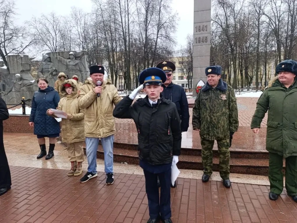 27 апреля кадеты приняли участие в областном конкурсе Пост N1, который состоялся в Подольске, на пло
