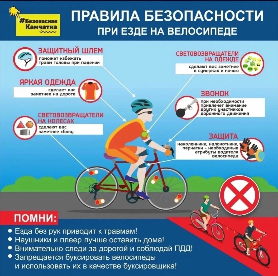 Ребята, лето — это время велопрогулок и электросамокатов 🌞 Но чтобы катание было безоп...