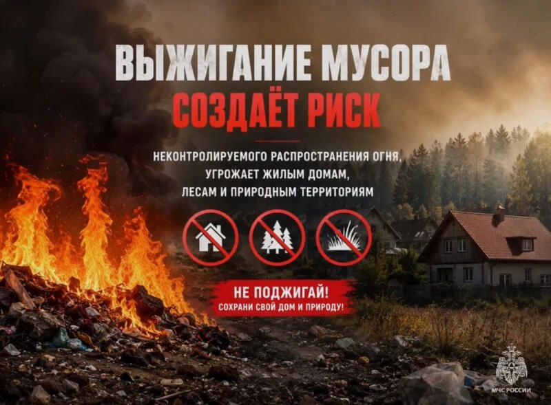 🌿 Сжигать листву и ветки — не лучший способ уборки 🌿