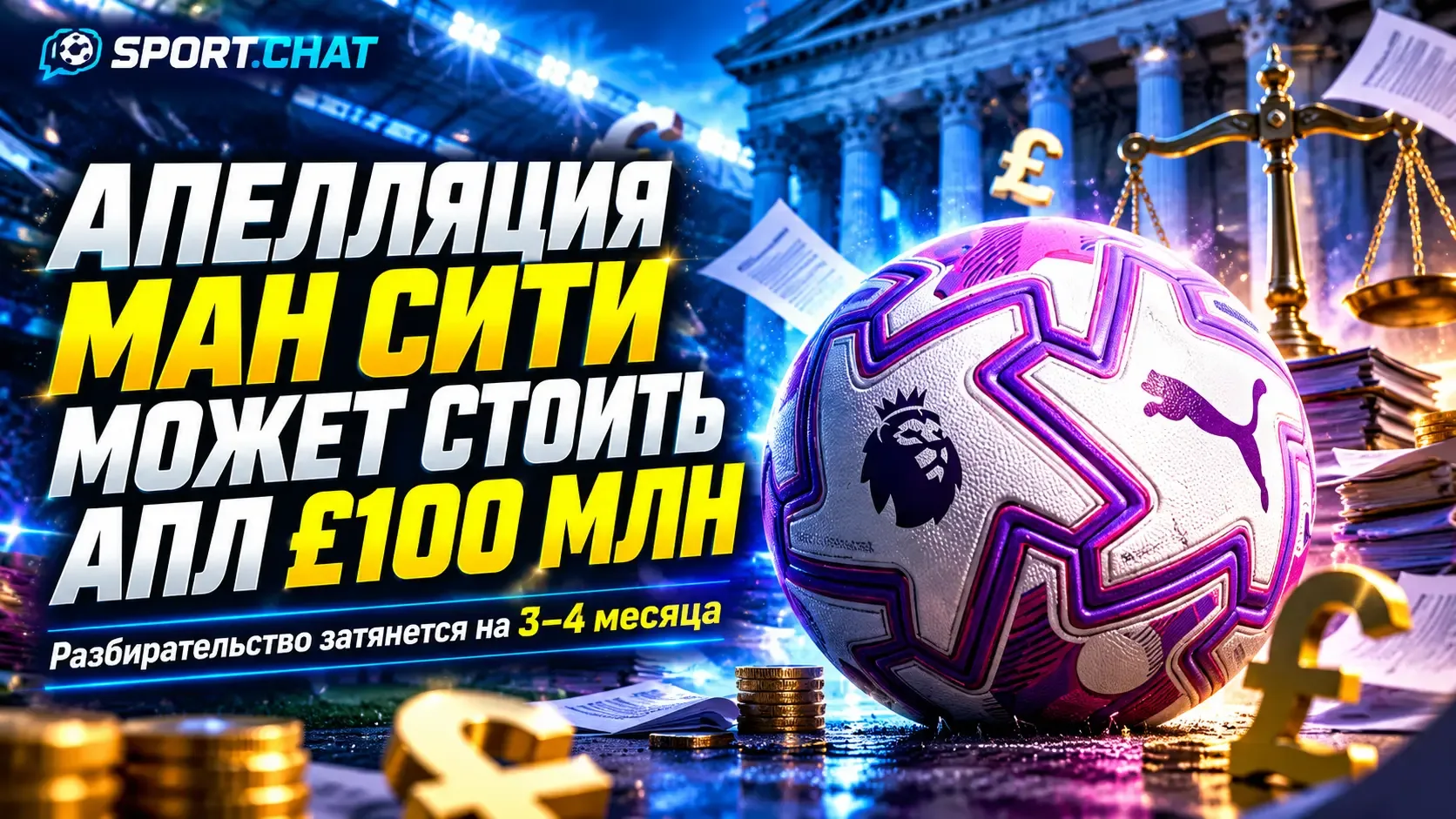Апелляция «Манчестер Сити» может обойтись клубам АПЛ более чем в £100 млн и затянуться ...
