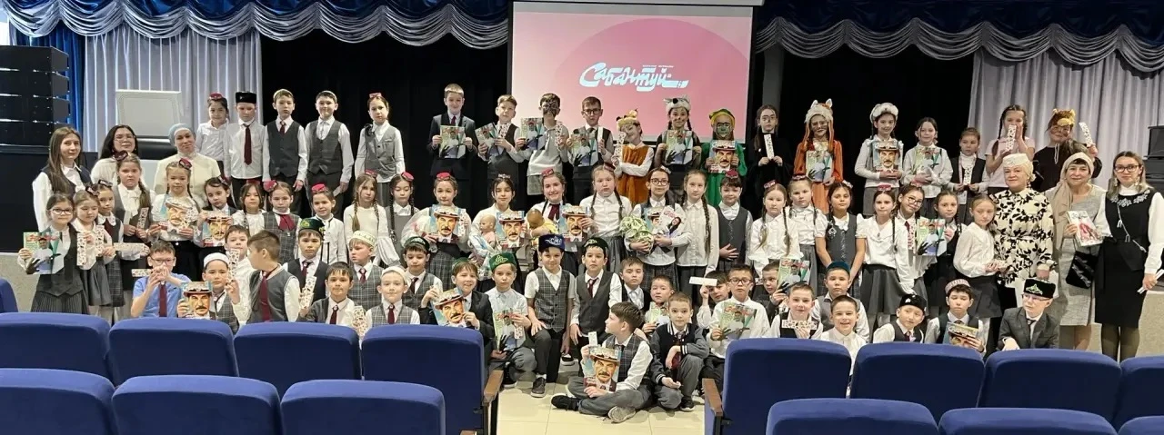 📚 19 мартта гимназиябездә искиткеч рәхәт очрашу узды🤗 "Сабантуй" журналы редакциясеннән килгән кунак