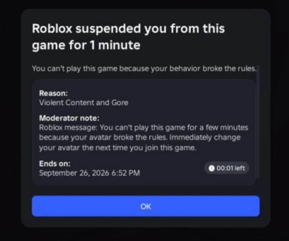 В Roblox теперь могут банить только в конкретных плейсах 🚫
