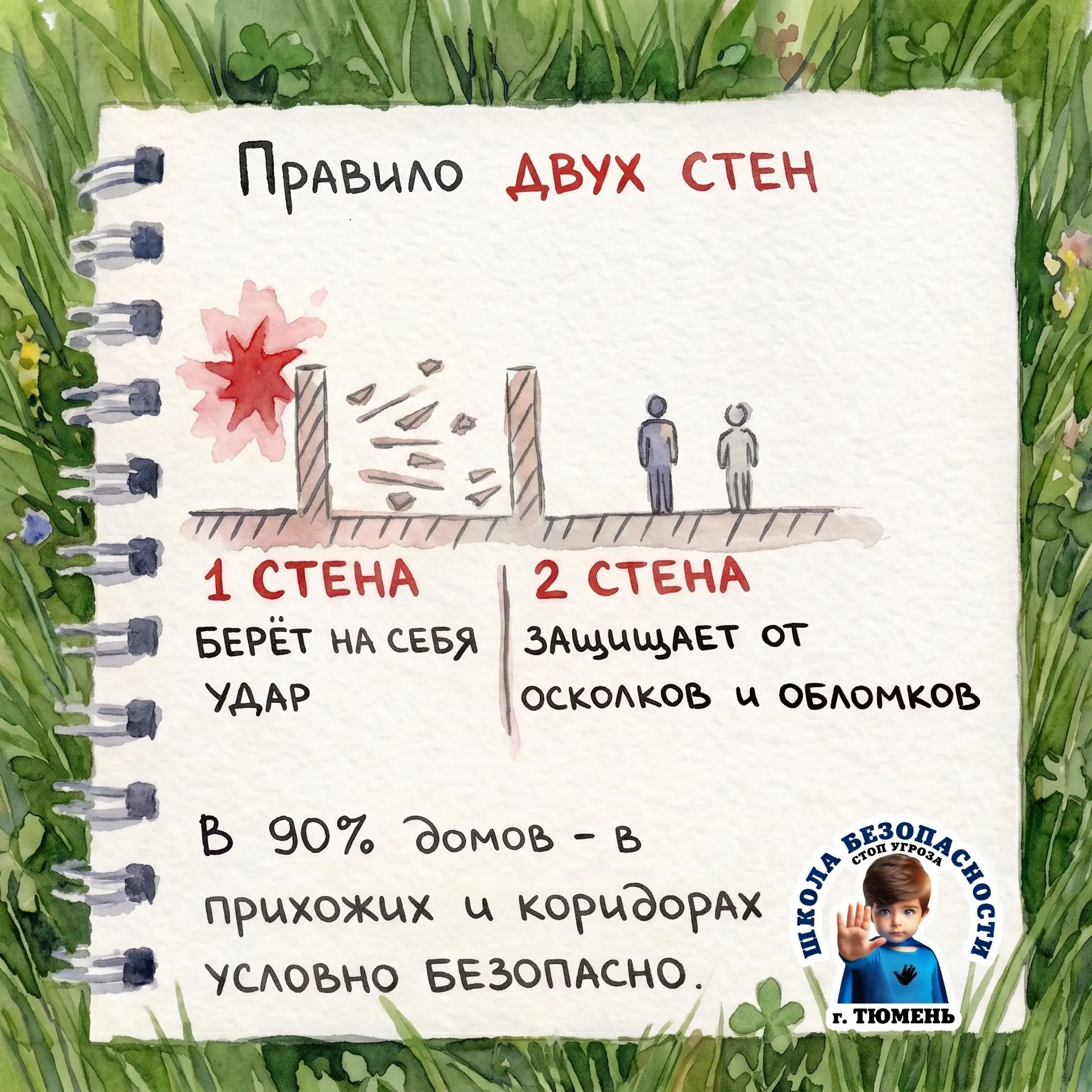 🚨 ПРАВИЛО ДВУХ СТЕН: как безопасно укрыться прямо в квартире

На фоне участившихся новостей об атак