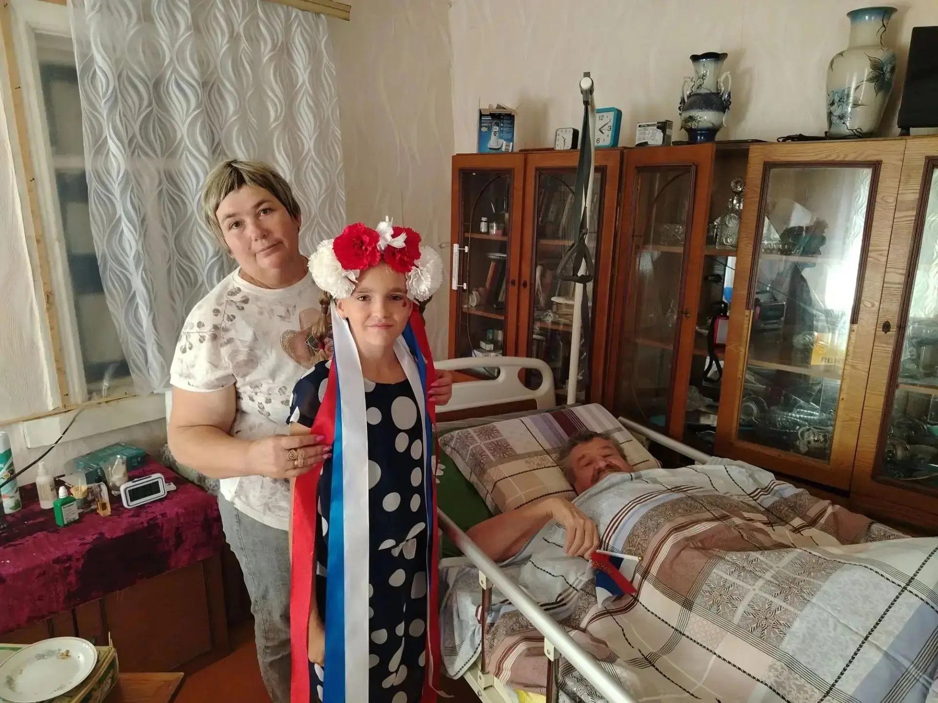 🇷🇺 20 августа в селе Нововладимировка социальные работники Нина Бут и Надежда Макаров...