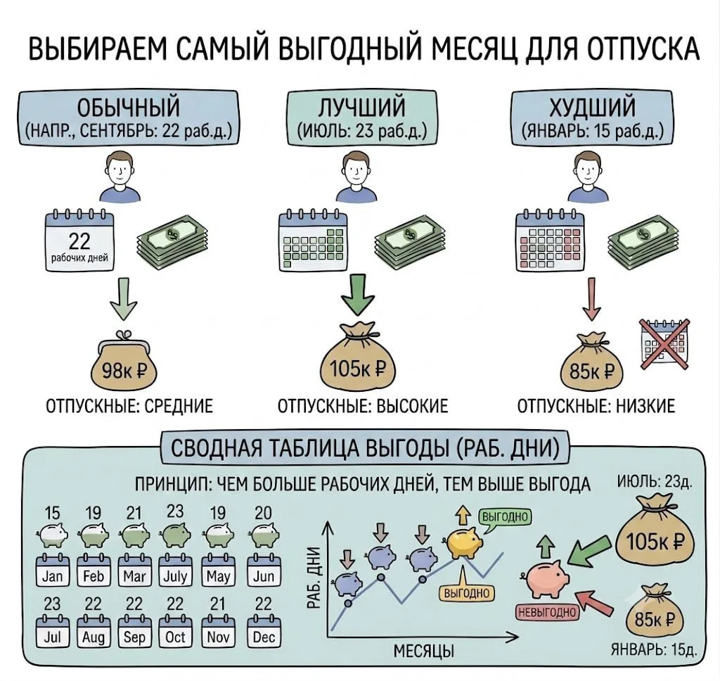 А вы уже запланировали отпуск?

Если нет, самое время об этом задуматься.

Самый выгодный месяц, что