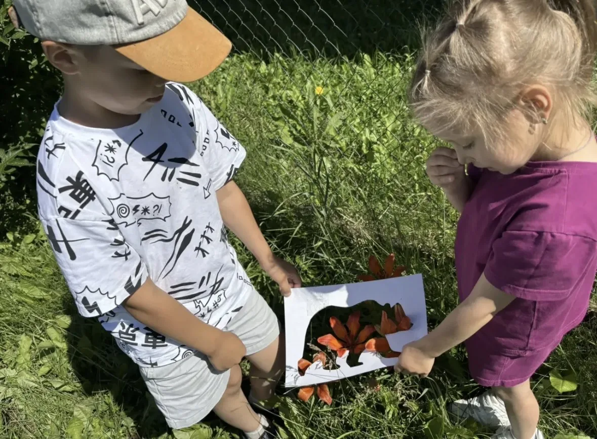 ✨24 июля наблюдение за природой через трафарет.🐦🐸🦋 С его помощью можно рисовать живо...