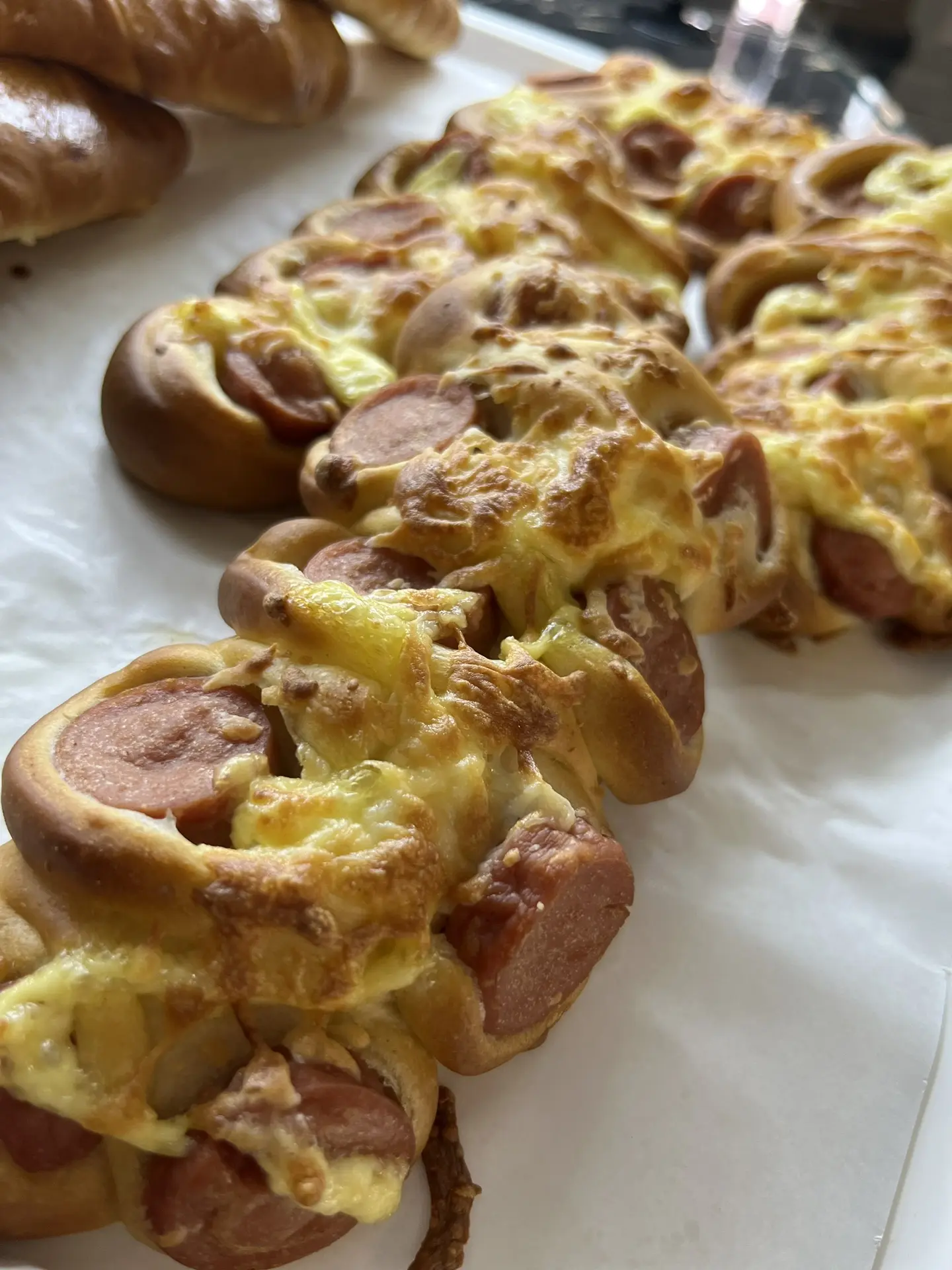 сытная свежая выпечка🌭