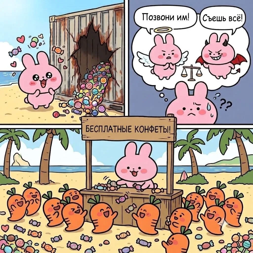 Кому конфеты??? 😎