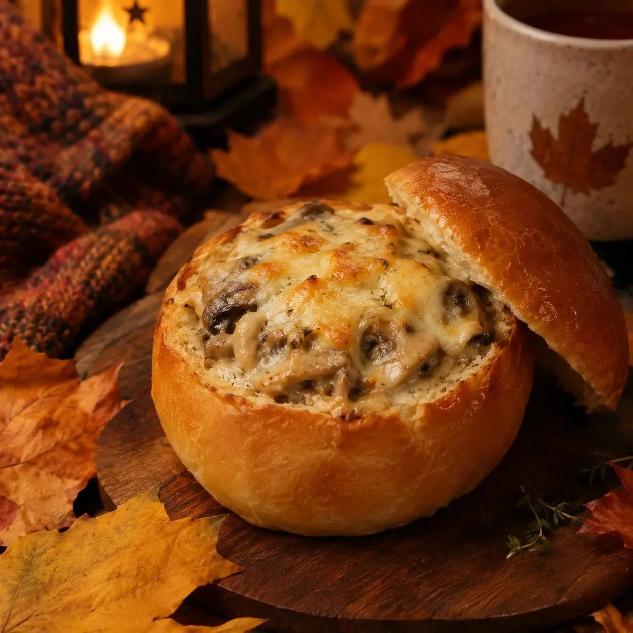 🍄 ГРИБНОЙ ЖЮЛЬЕН В БУЛОЧКЕ