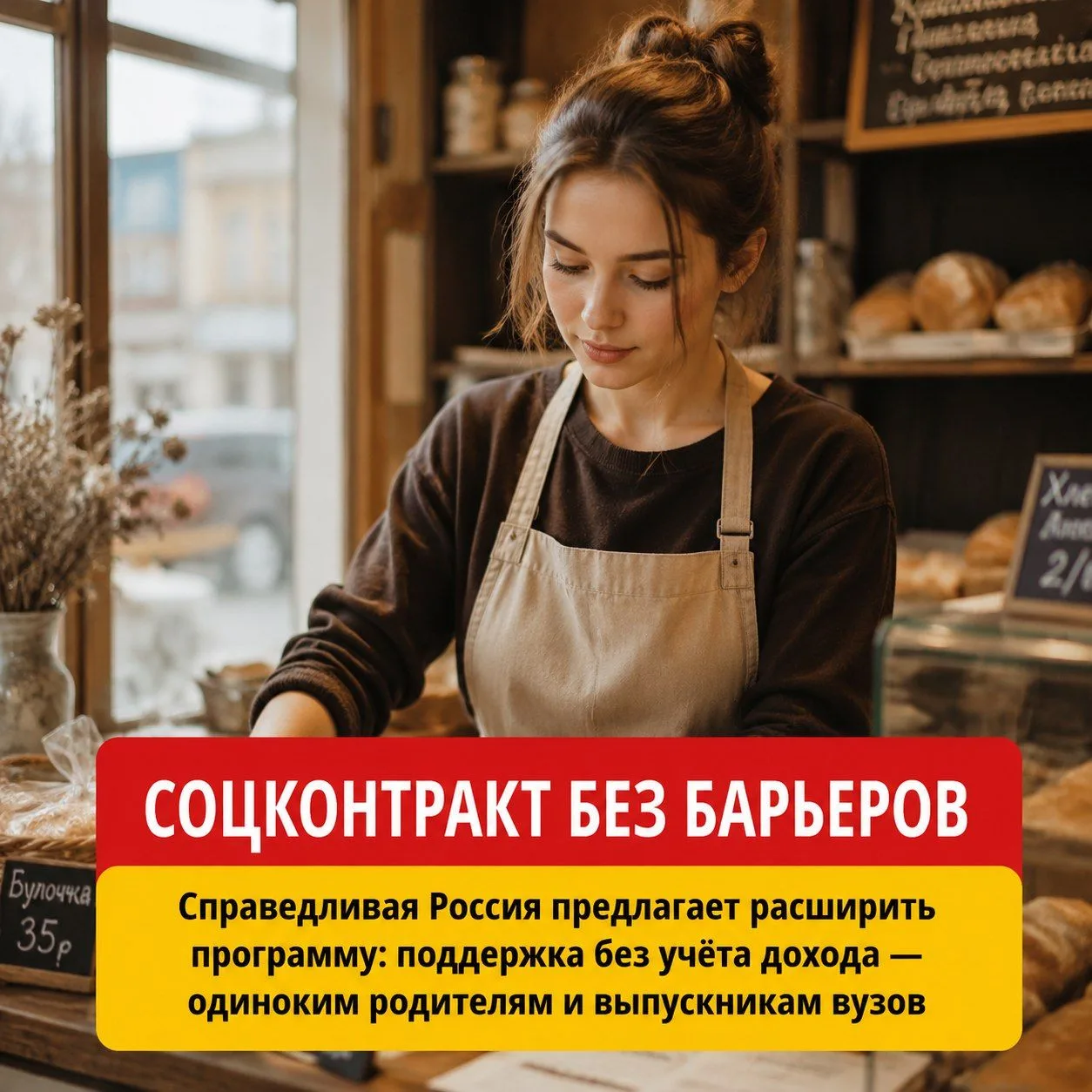 «Справедливая Россия» предлагает расширить программу соцконтракта

Предоставлять поддержку без учета