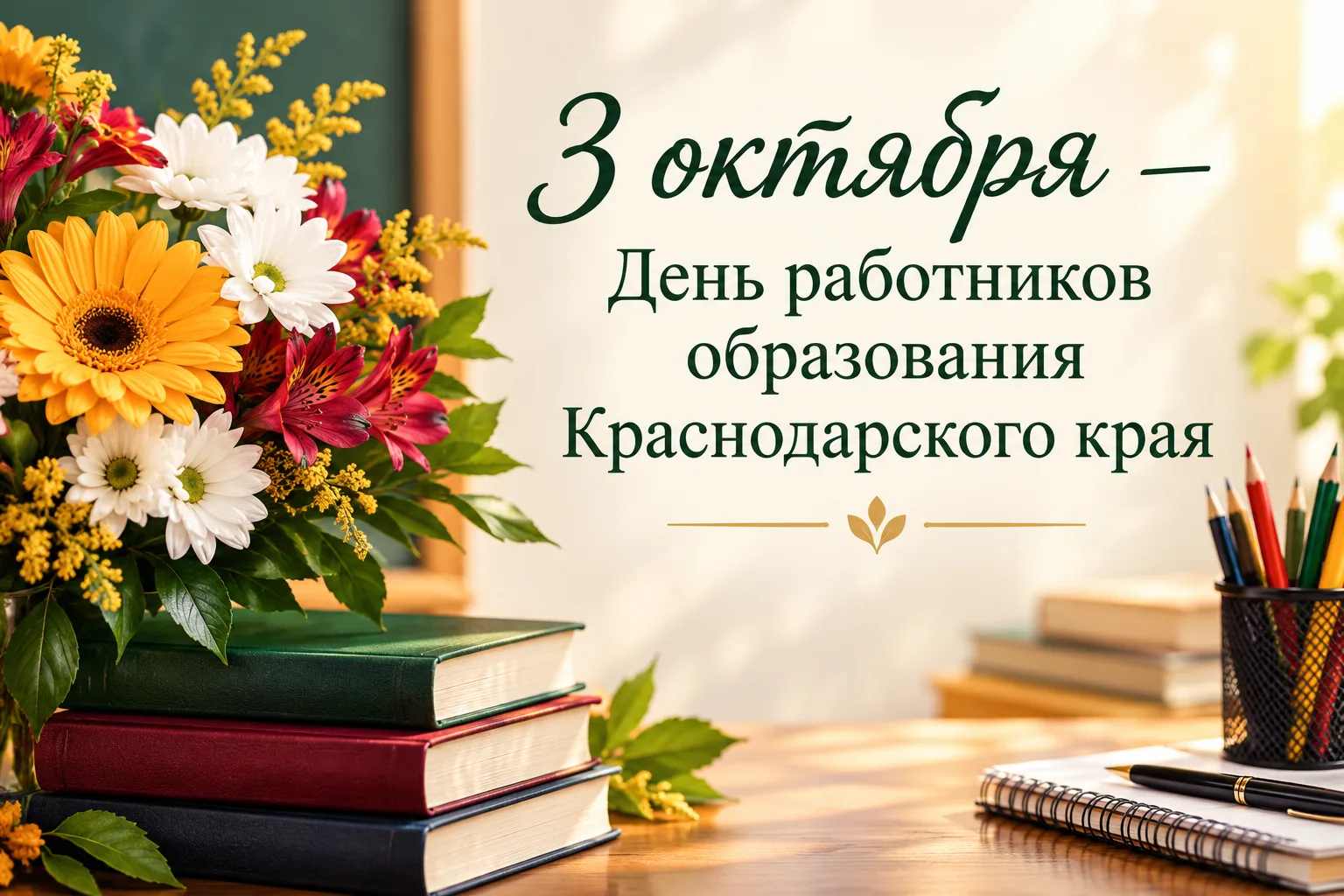 🎓 Дорогие работники образования Кореновского района: педагоги, воспитатели и ветераны ...