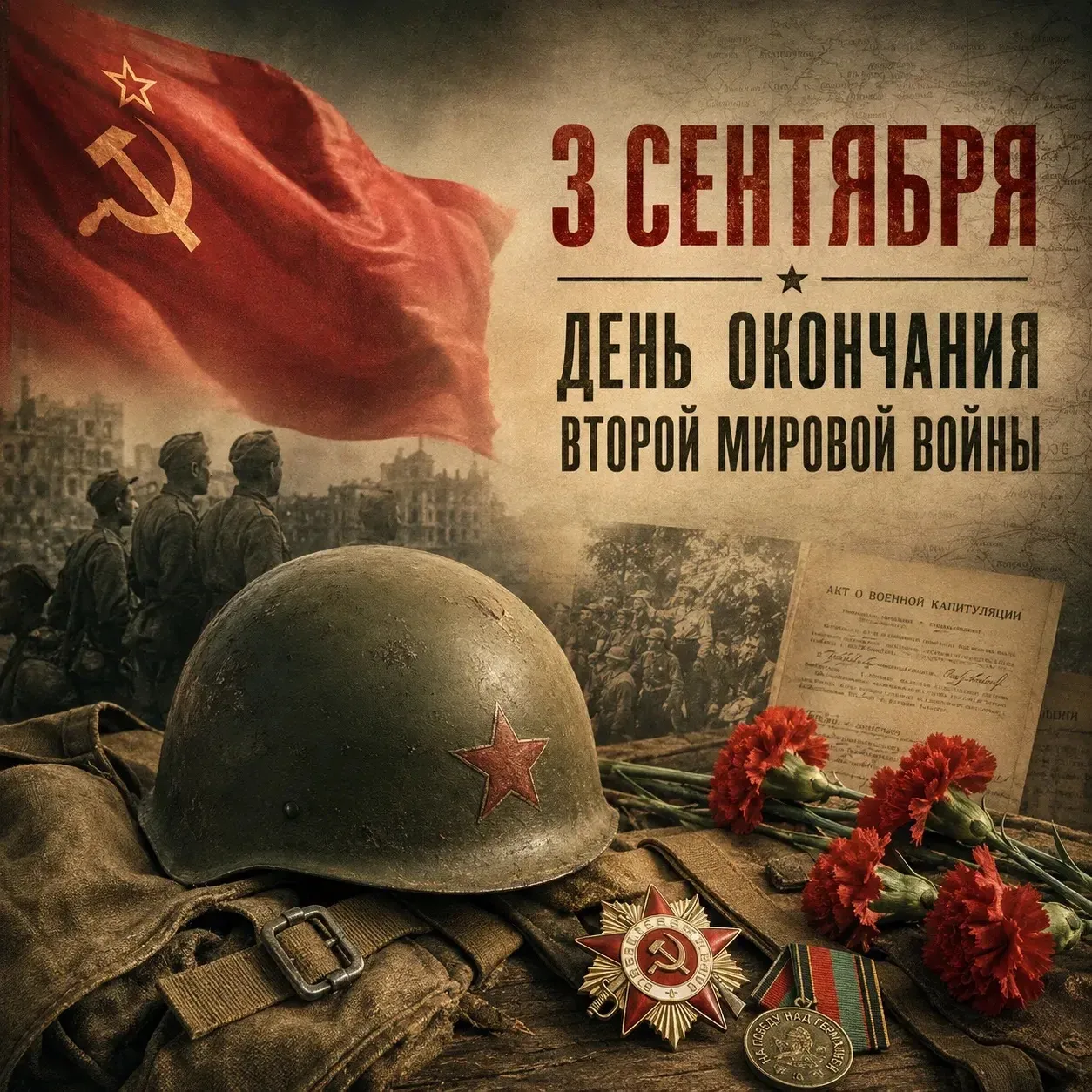 3 сентября — День окончания Второй мировой войны