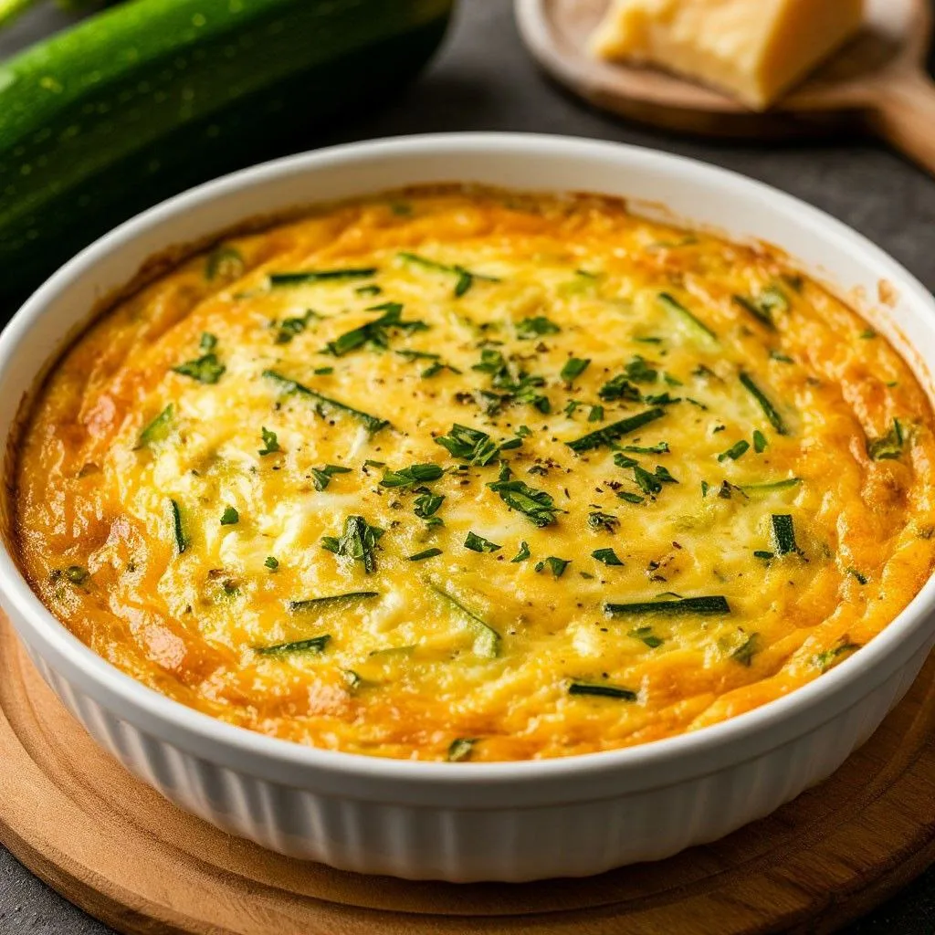 Заливной пирог из кабачков с сыром😍