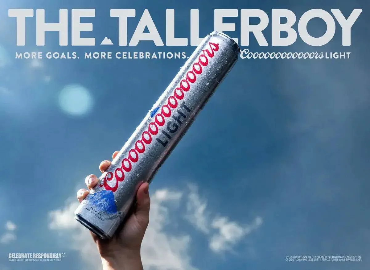 Когда мерч становится частью футбольного ритуала: термос Tallerboy от Coors Light

Coors Light, каже