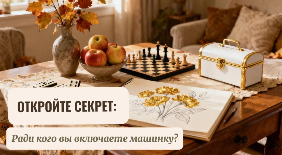 Откройте секрет: ради кого вы чаще всего включаете машинку? ✨