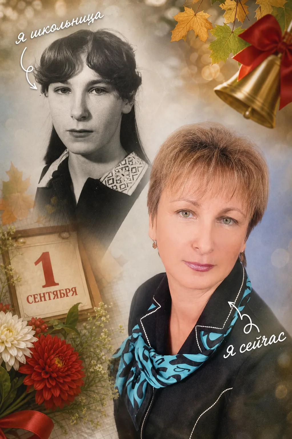 ✨️Продолжаем ностальгический флешмоб «Я тогда и сейчас» 🍂 с учителями начальных классов.