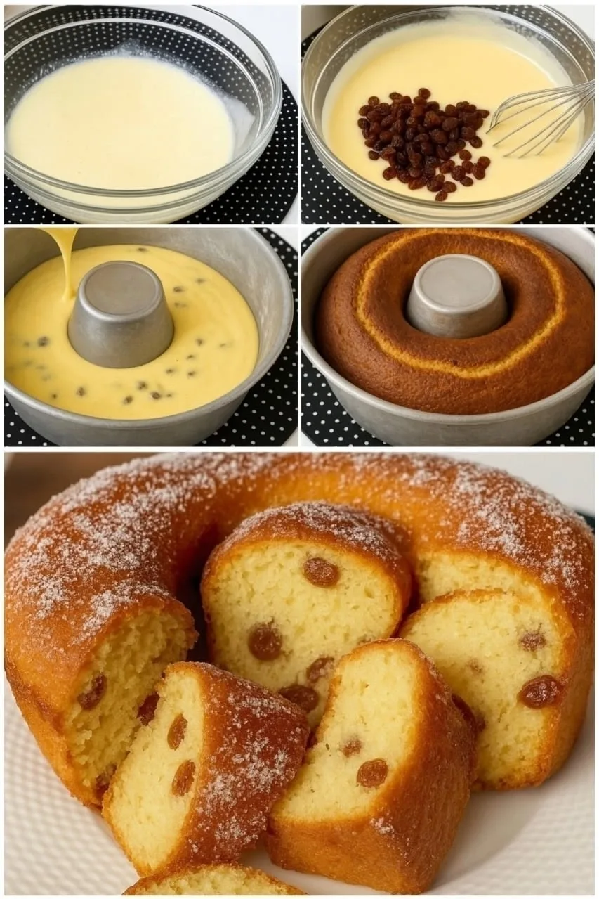 🥣 Быстрый кекс на кефире, когда хочется чего-то сладкого