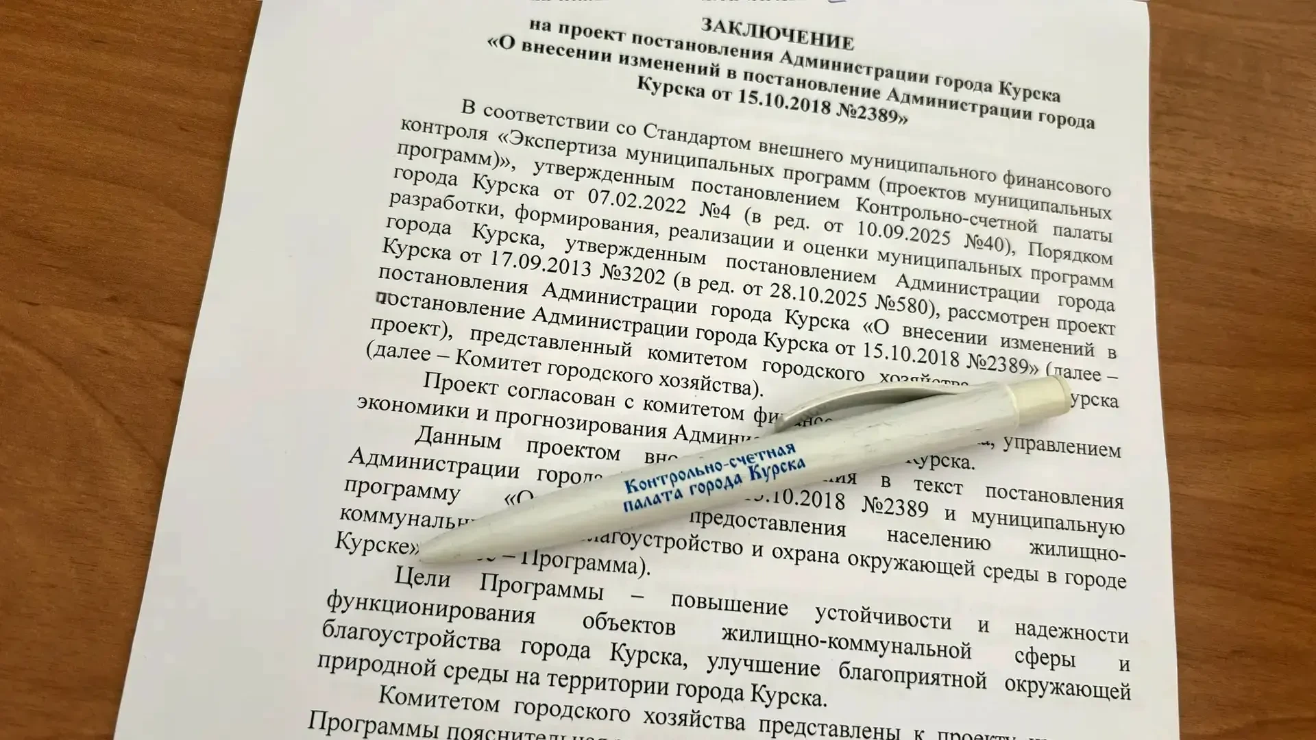 🔍Экспертиза проекта изменений в муниципальную программу
