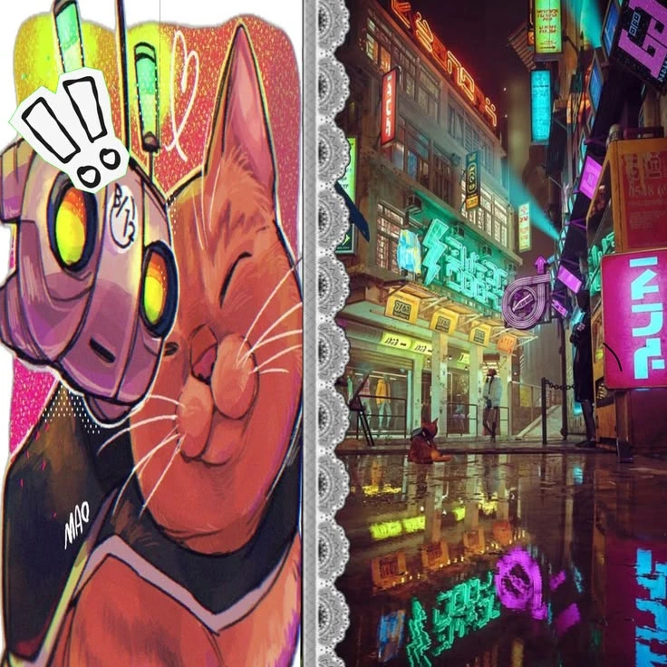 Аватарки с игрой Stray